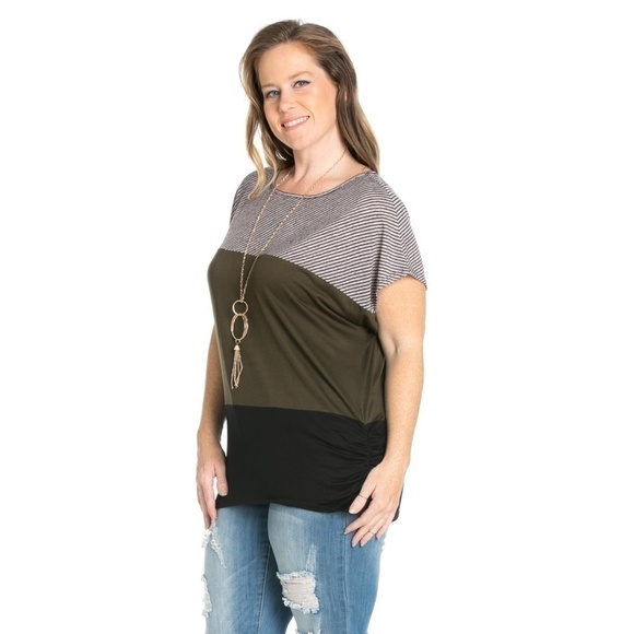 Striped Color Block Top - Picture 3 of 4